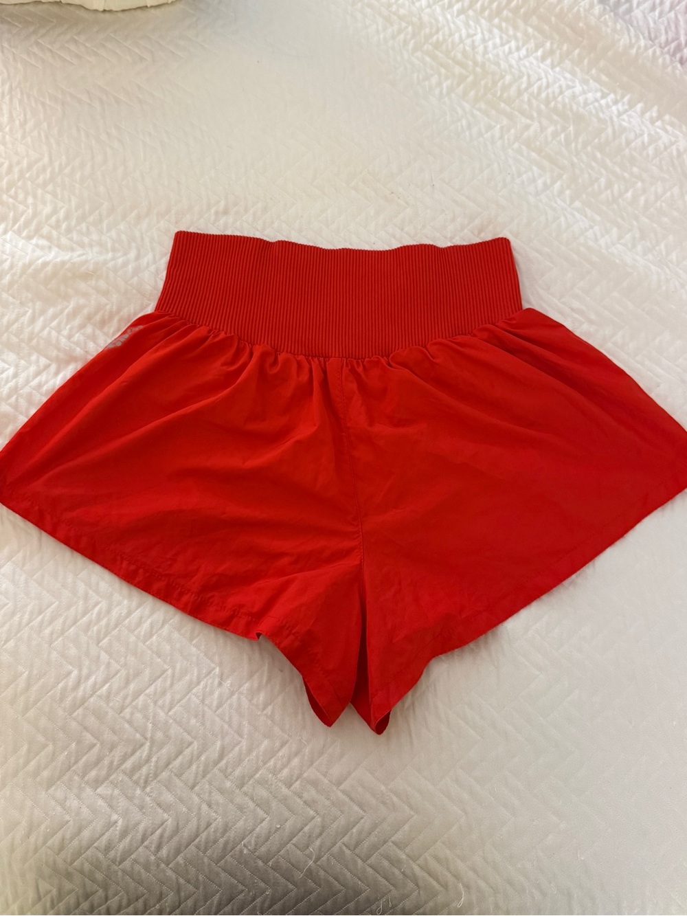 FP Movement by Free People High-Waist Red Athletic Shorts - Picture 2 of 4